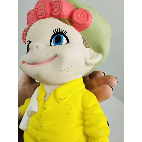 Atlantic Mold 12.5" Helga The Cleaning Lady Figurine Vintage 70's Collectible - Picture 10 of 10